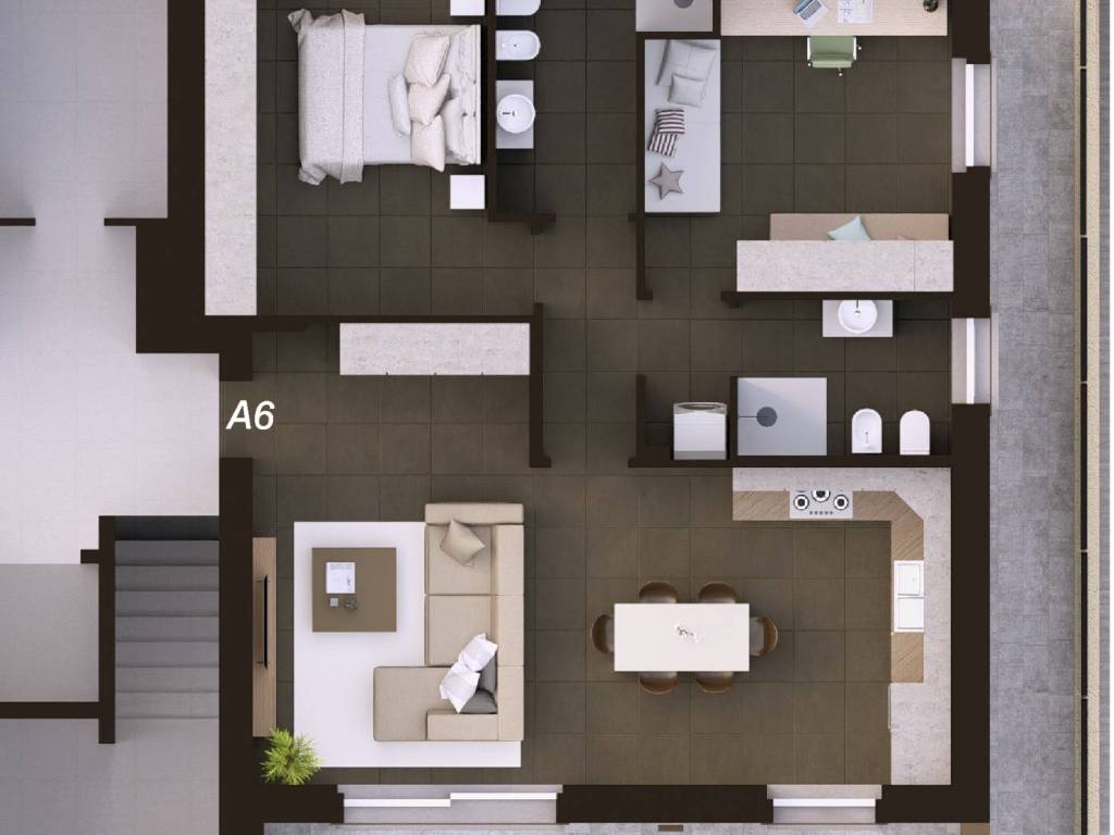 appartamento in vendita a Romano di Lombardia