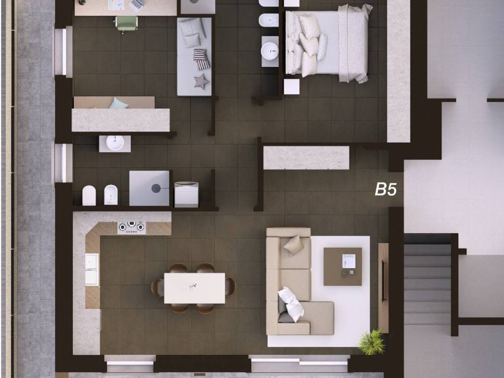 appartamento in vendita a Romano di Lombardia