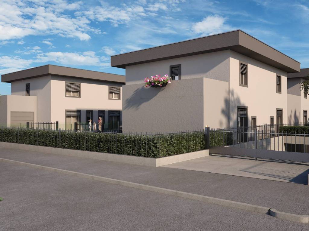 casa indipendente in vendita a Romano di Lombardia