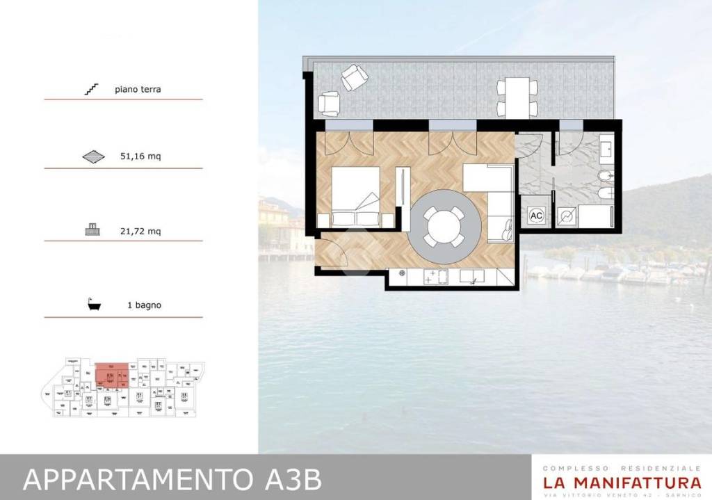 appartamento in vendita a Sarnico