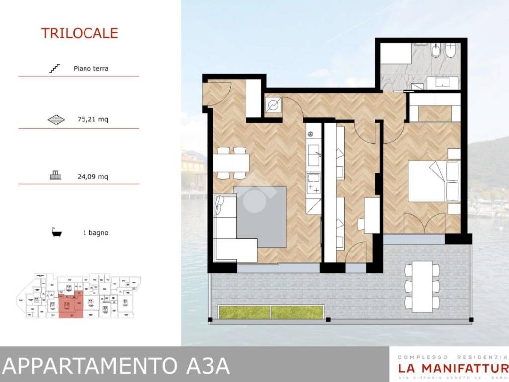 appartamento in vendita a Sarnico
