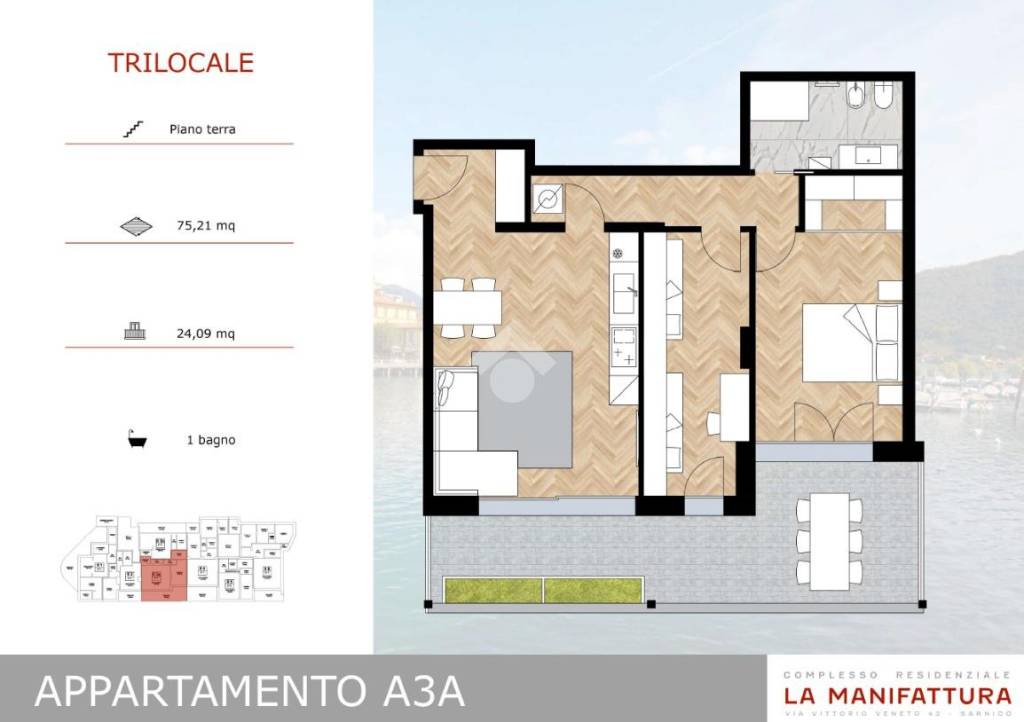 appartamento in vendita a Sarnico