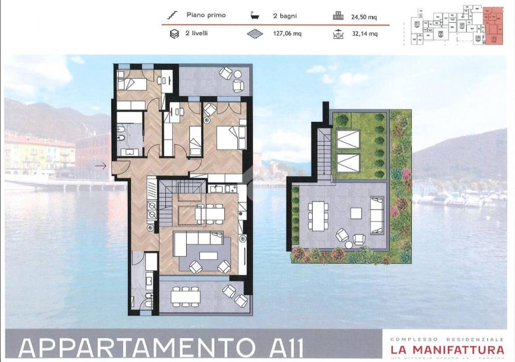 appartamento in vendita a Sarnico