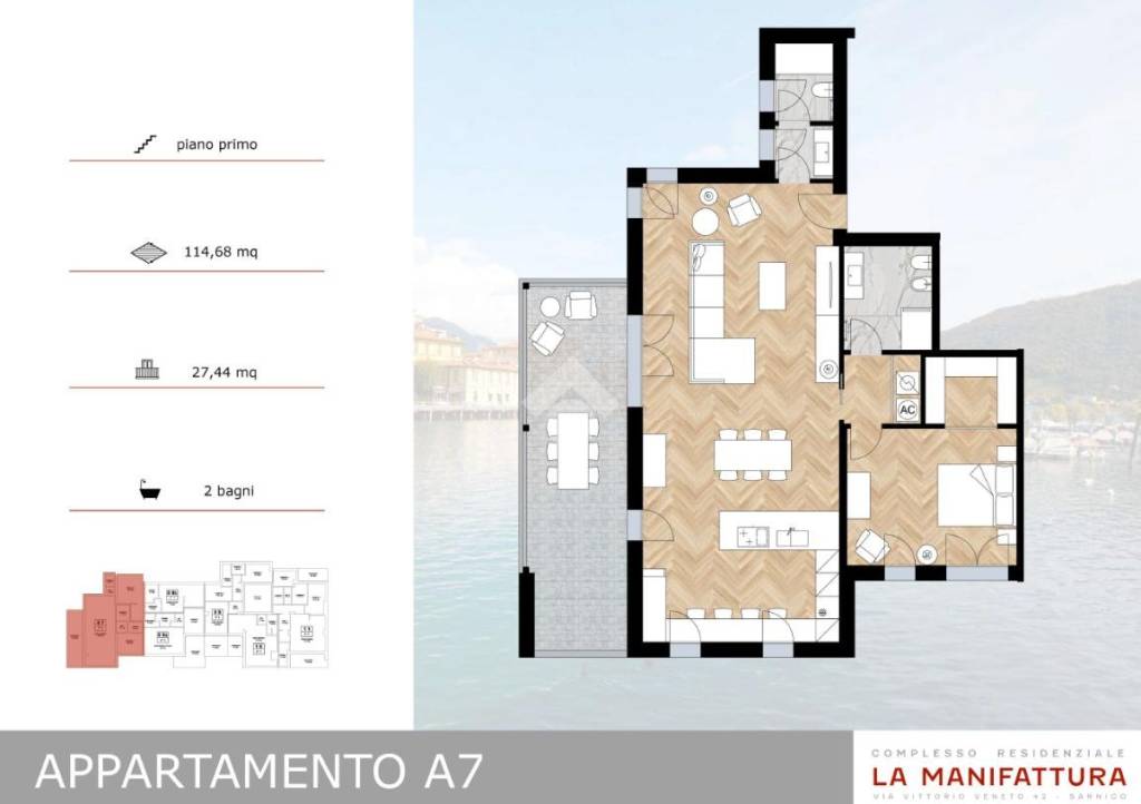 appartamento in vendita a Sarnico