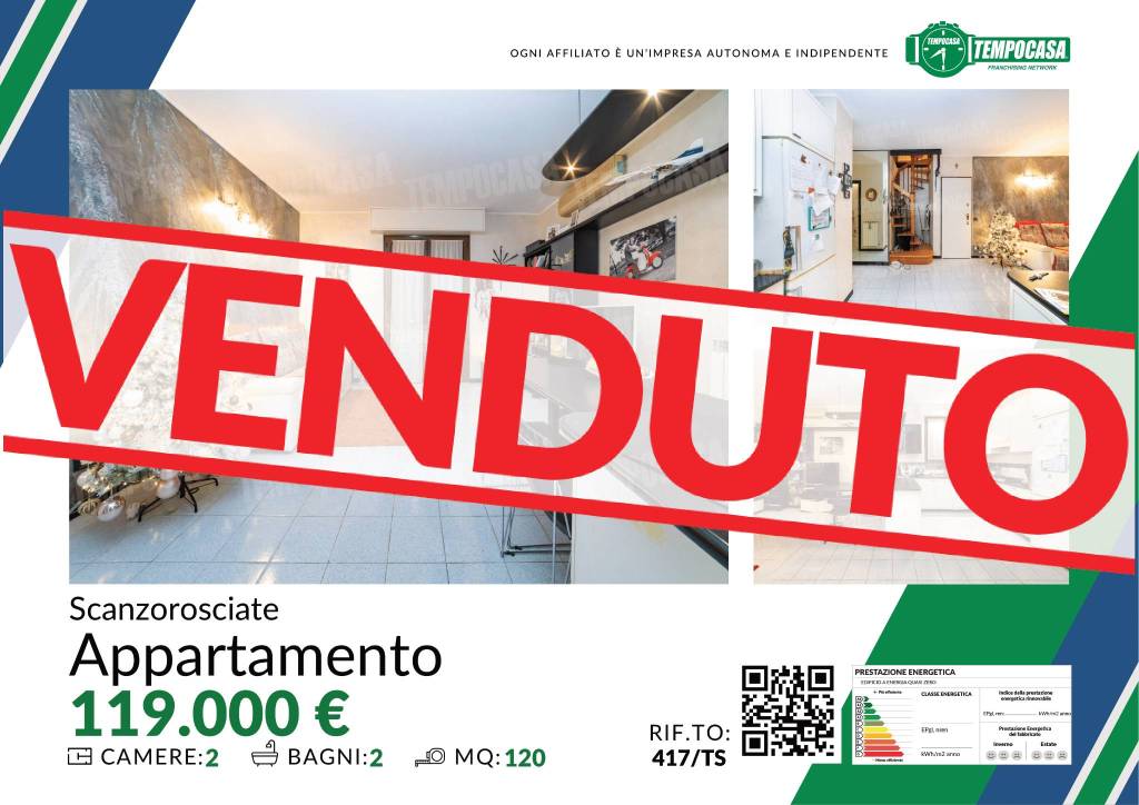 appartamento in vendita a Scanzorosciate