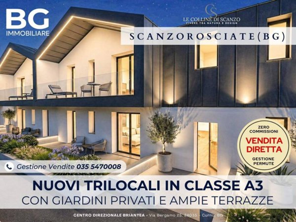 appartamento in vendita a Scanzorosciate in zona Tribulina