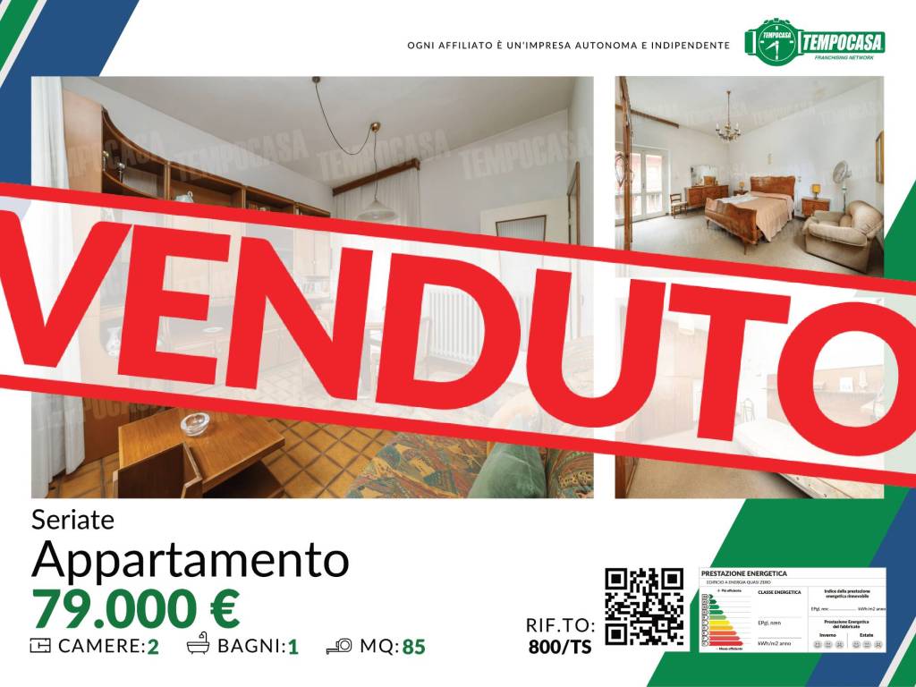 appartamento in vendita a Seriate