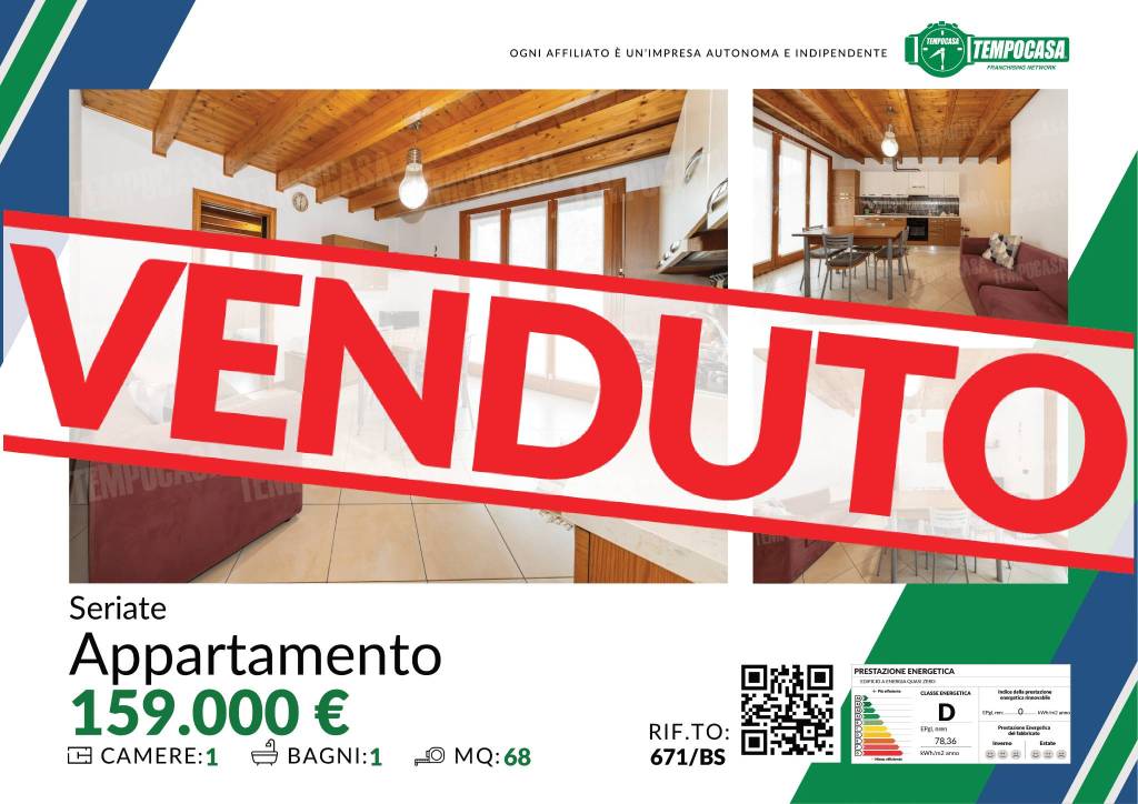 appartamento in vendita a Seriate