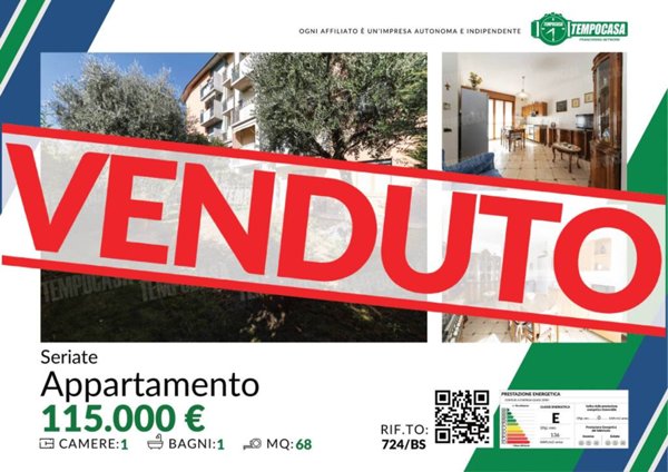 appartamento in vendita a Seriate