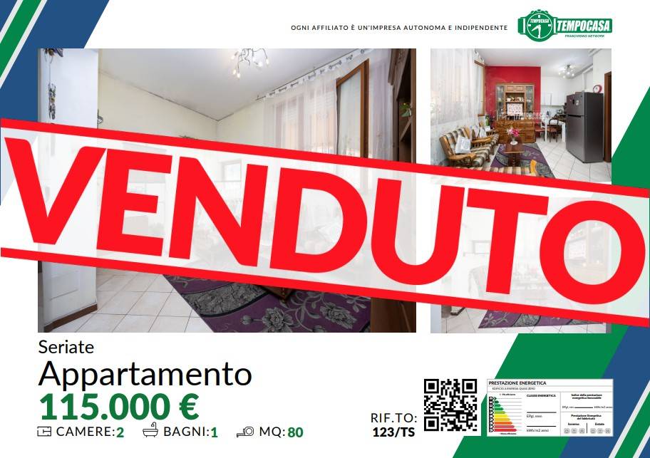 appartamento in vendita a Seriate