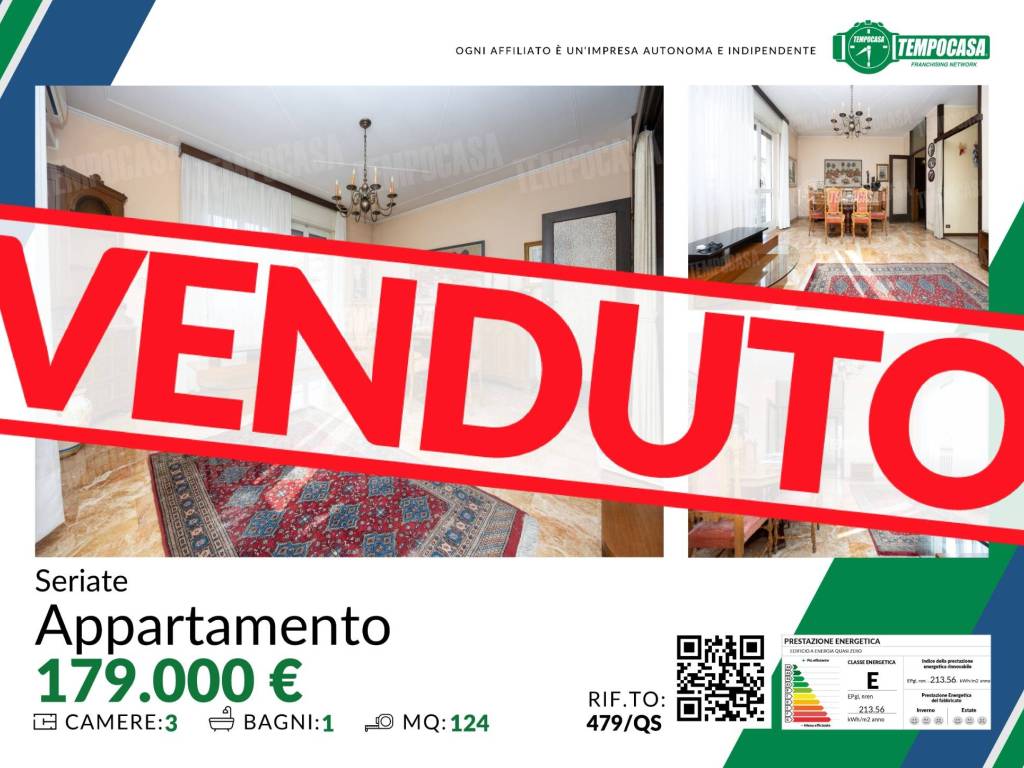 appartamento in vendita a Seriate