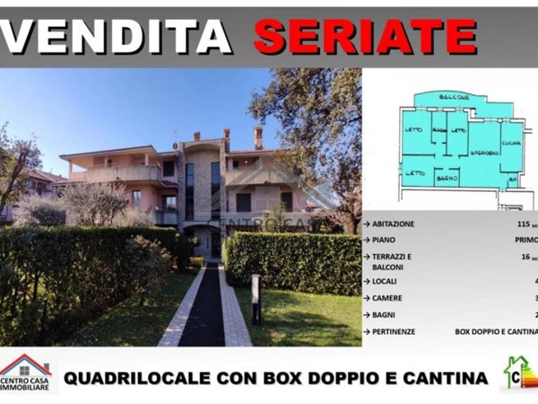 appartamento in vendita a Seriate