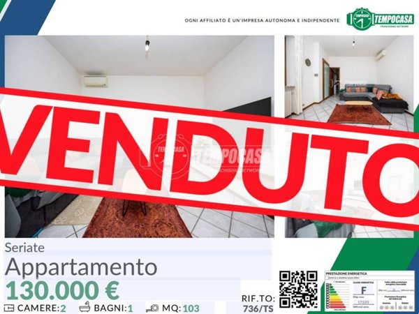 appartamento in vendita a Seriate in zona Cassinone