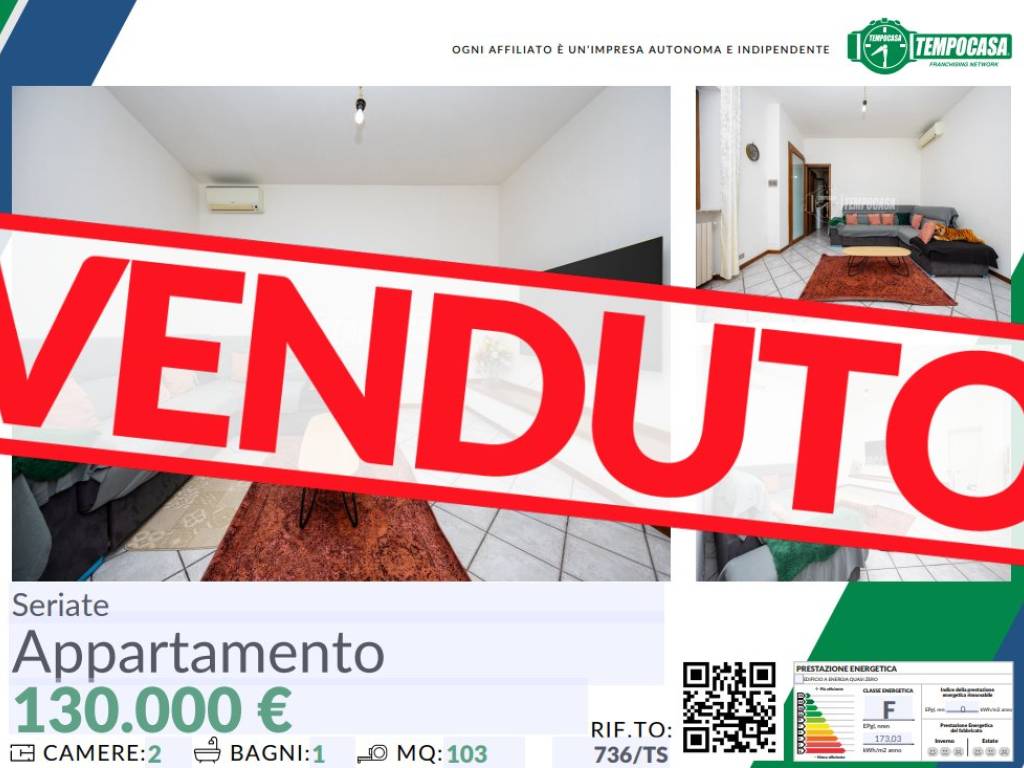 appartamento in vendita a Seriate in zona Cassinone