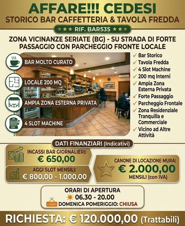 negozio in vendita a Seriate