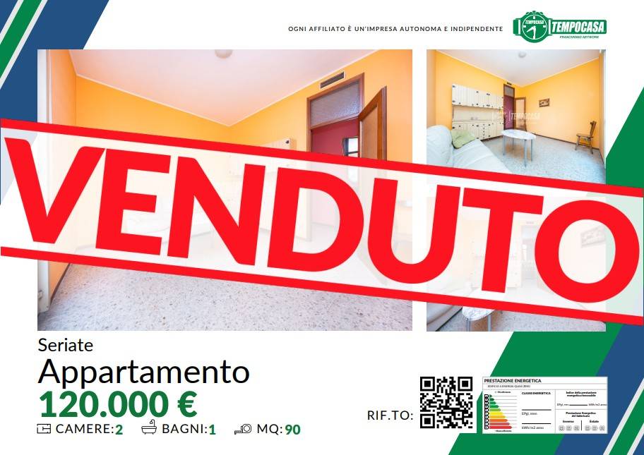 appartamento in vendita a Seriate in zona Paderno