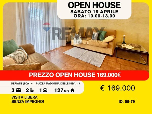 appartamento in vendita a Seriate