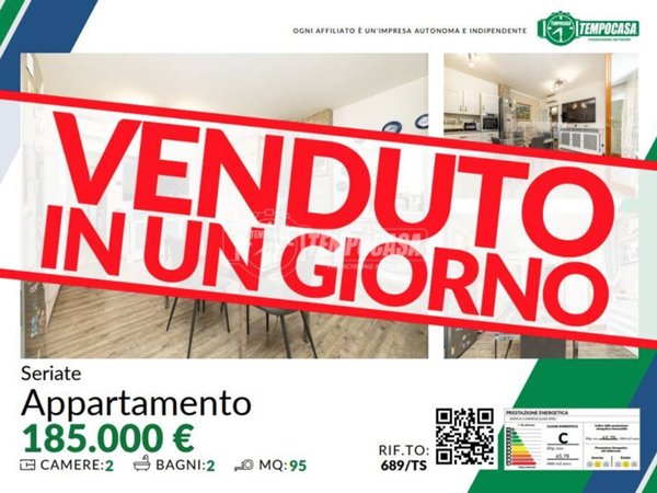 appartamento in vendita a Seriate