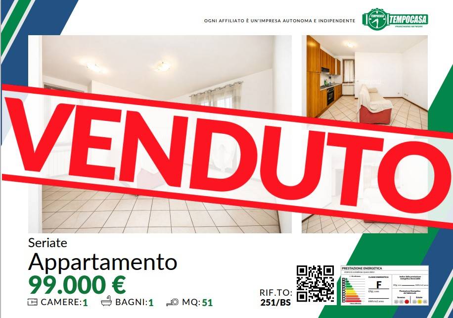 appartamento in vendita a Seriate in zona Paderno
