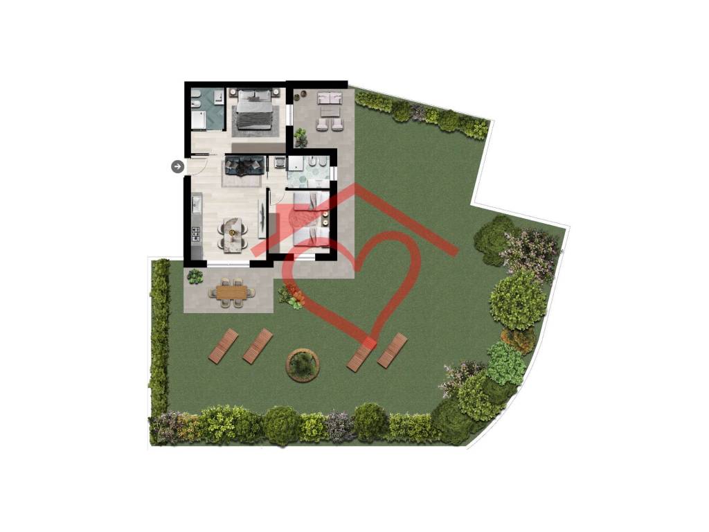 appartamento in vendita a Seriate in zona Paderno