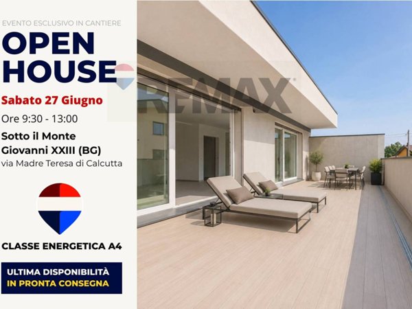 appartamento in vendita a Sotto il Monte Giovanni XXIII in zona Pratolongo