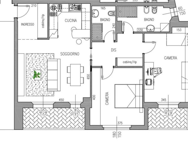 appartamento in vendita a Treviglio