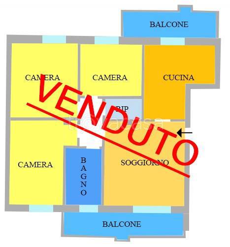 appartamento in vendita a Treviglio