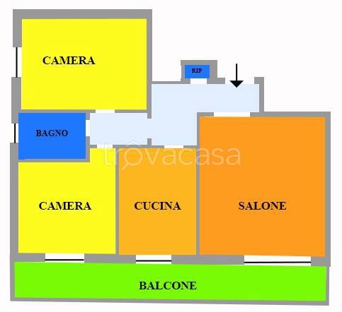 appartamento in vendita a Treviglio