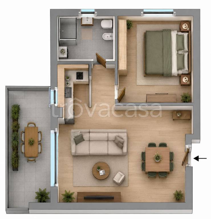 appartamento in vendita a Treviglio