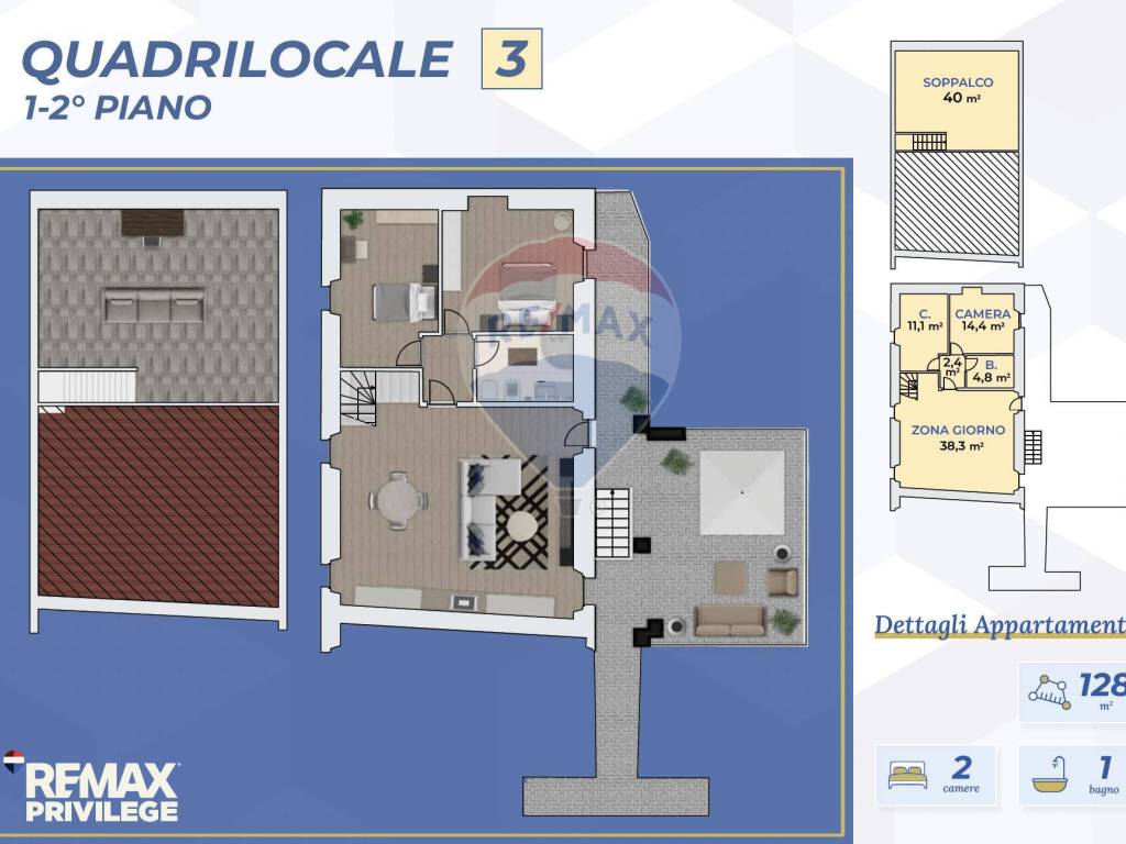 appartamento in vendita a Treviolo