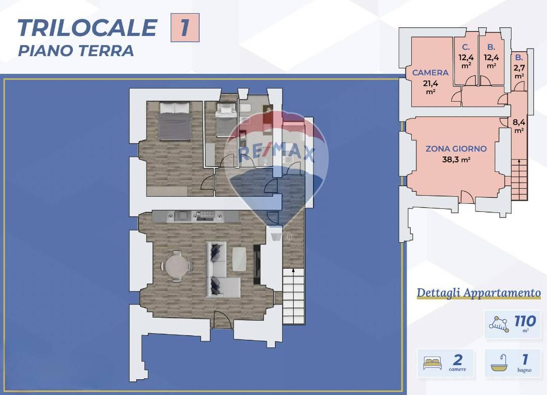 appartamento in vendita a Treviolo