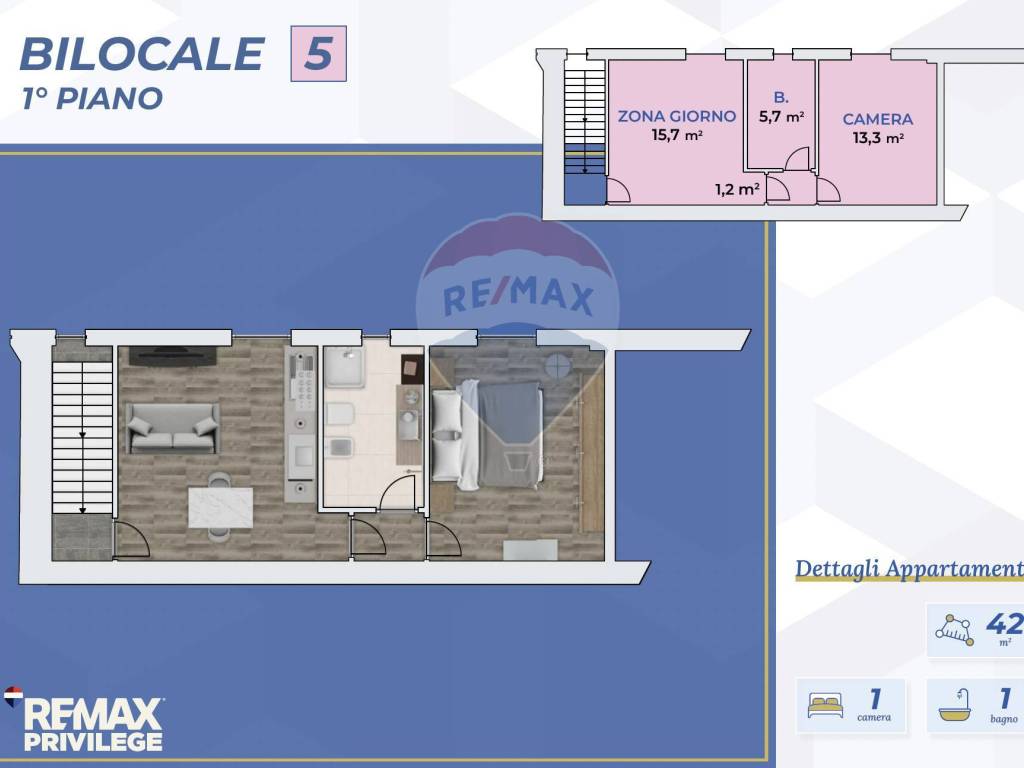 appartamento in vendita a Treviolo