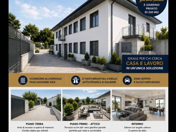 casa indipendente in vendita a Treviolo in zona Curnasco