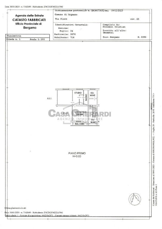 appartamento in vendita ad Urgnano