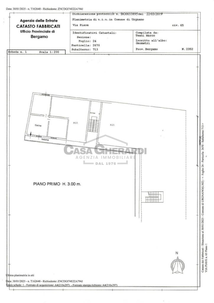 appartamento in vendita ad Urgnano
