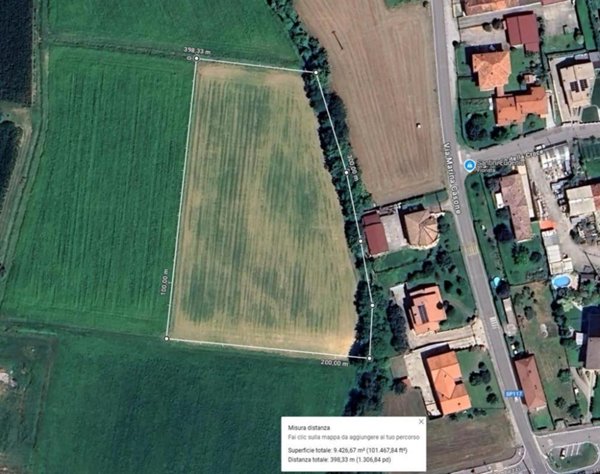 terreno agricolo in vendita ad Urgnano in zona Basella