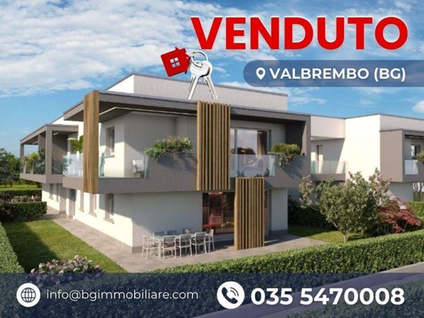 appartamento in vendita a Valbrembo in zona Cornelle