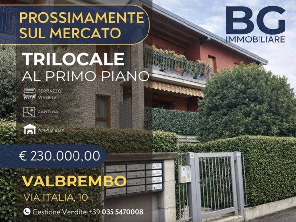 appartamento in vendita a Valbrembo in zona Scano al Brembo