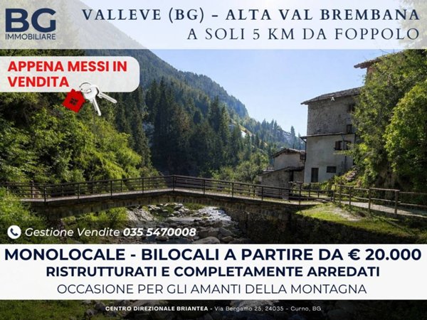appartamento in vendita a Valleve