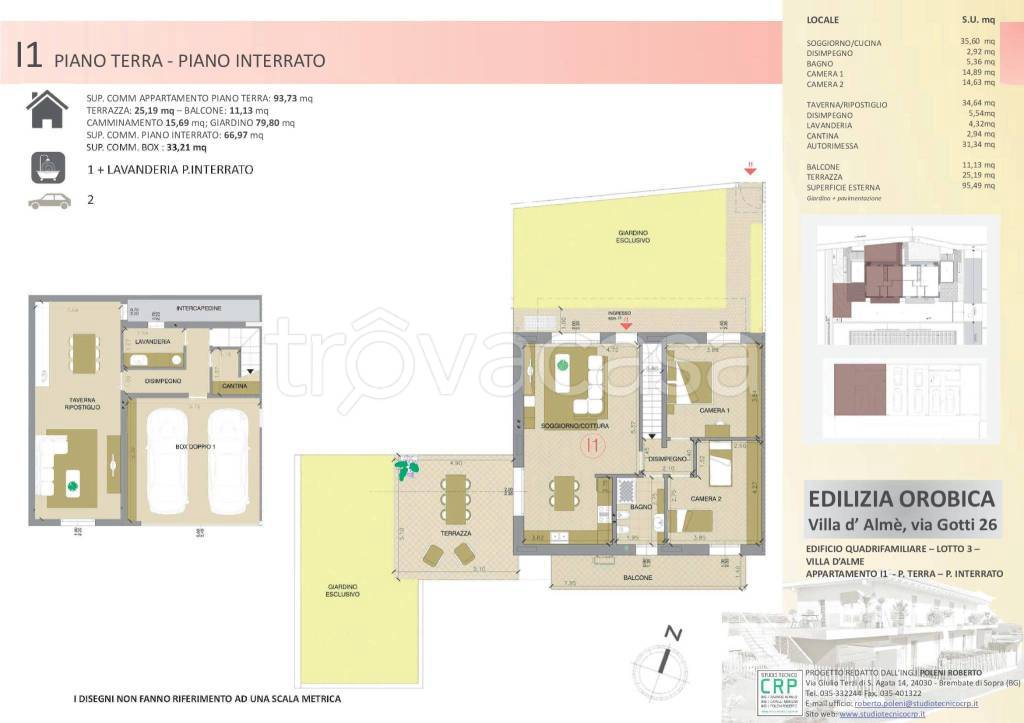 appartamento in vendita a Villa d'Almè