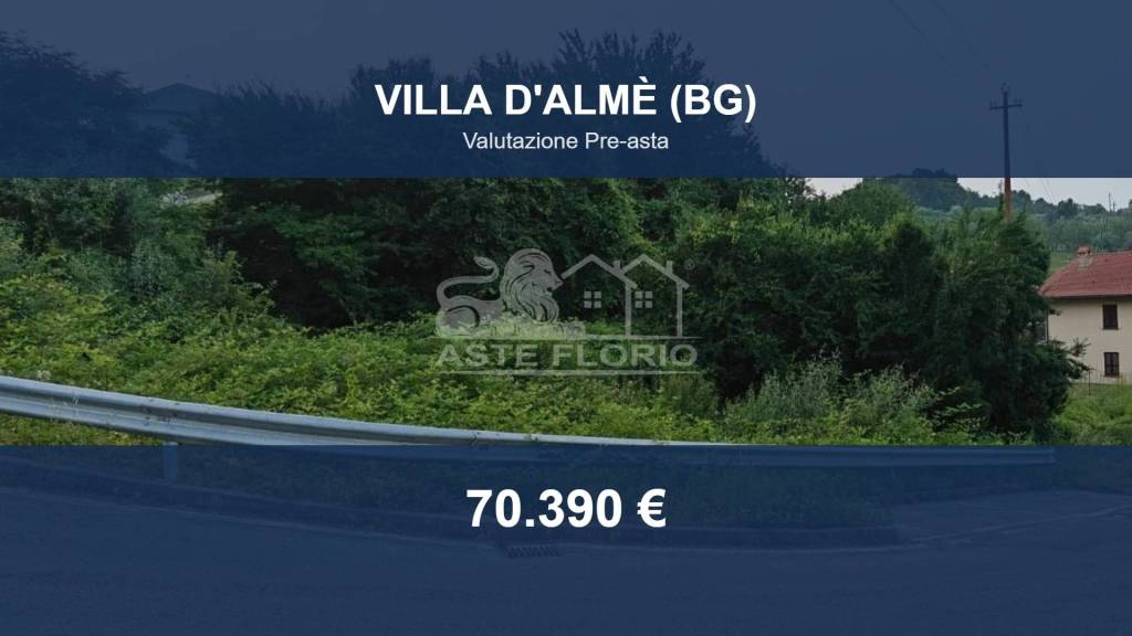 terreno in vendita a Villa d'Almè in zona Bruntino