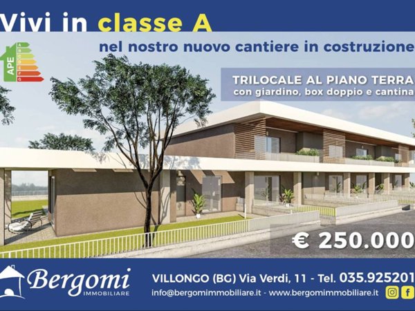 appartamento in vendita a Villongo