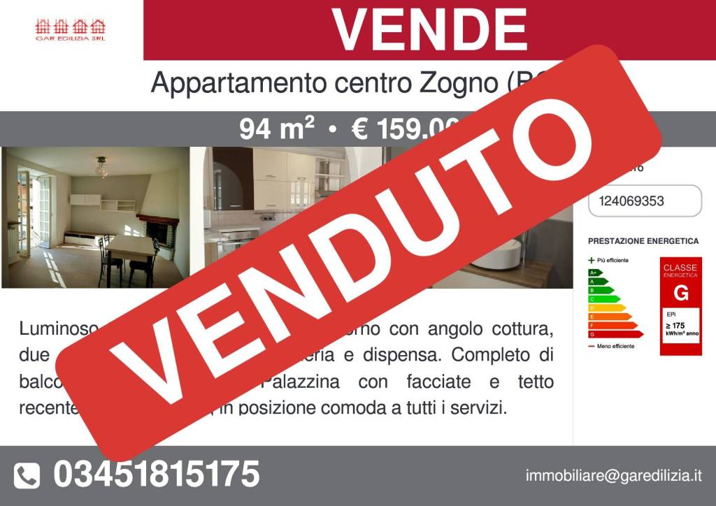 appartamento in vendita a Zogno