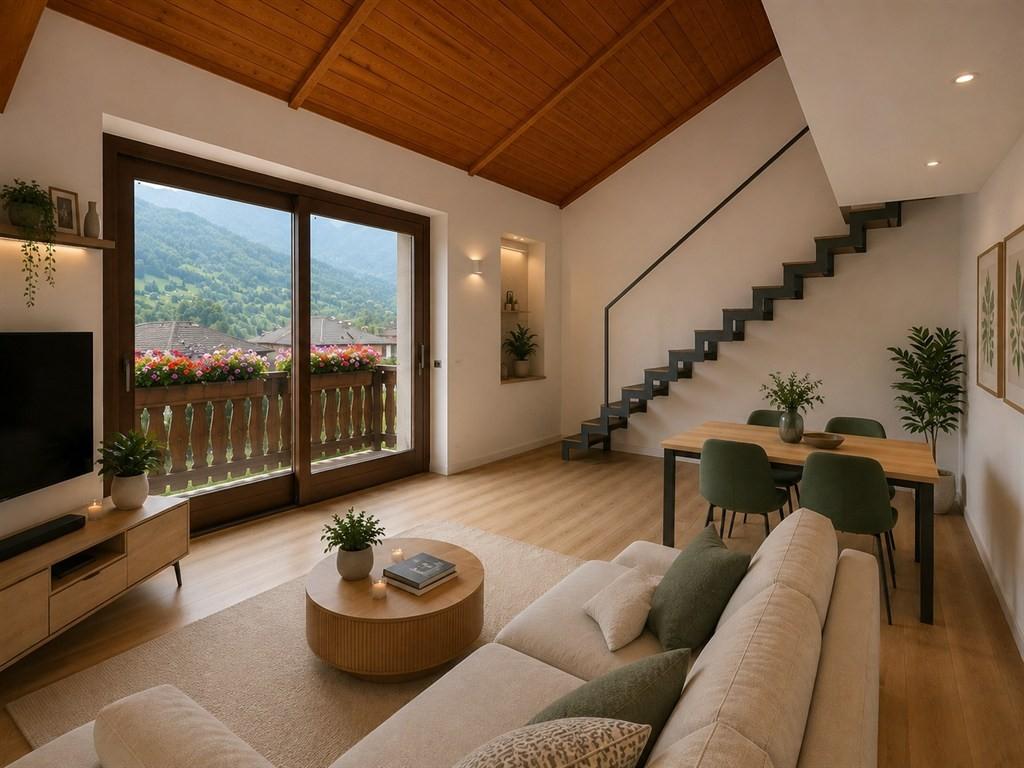 appartamento in vendita a Zogno in zona Poscante