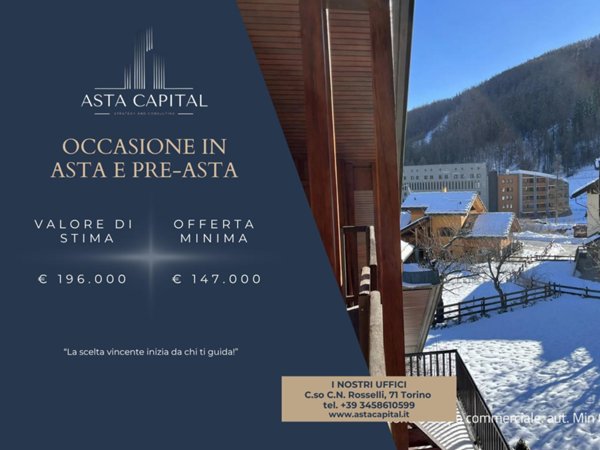 appartamento in vendita a Bardonecchia