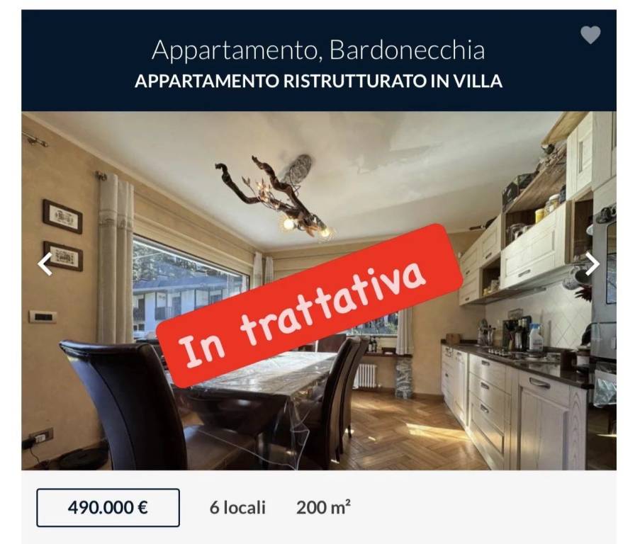 appartamento in vendita a Bardonecchia