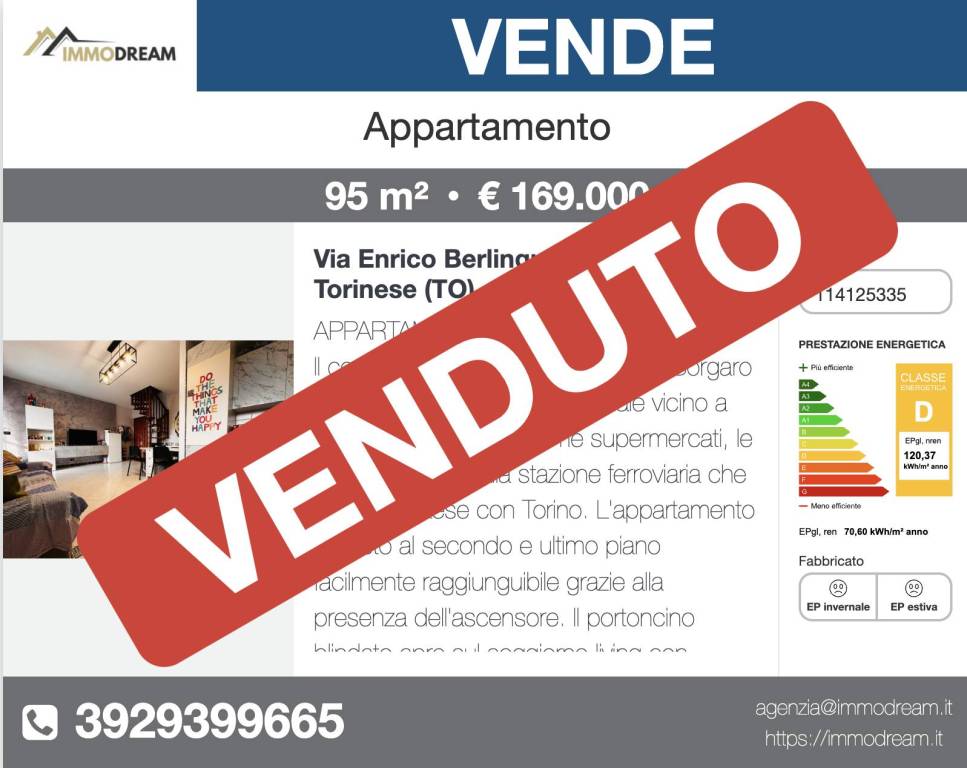 appartamento in vendita a Borgaro Torinese