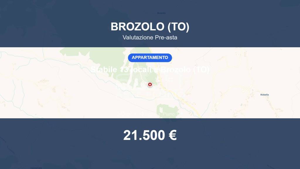 appartamento in vendita a Brozolo in zona Braia