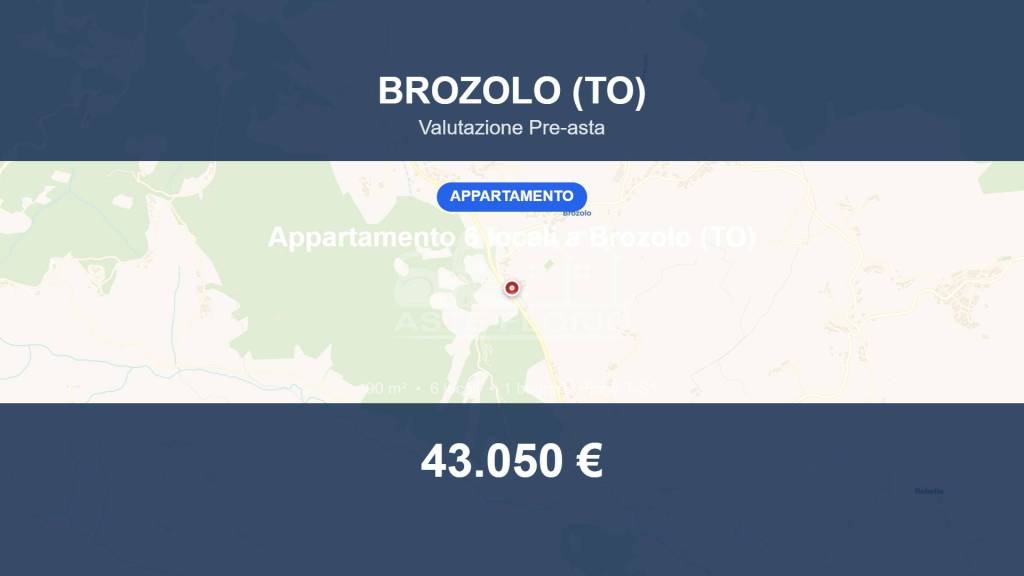 appartamento in vendita a Brozolo in zona Grisoglio