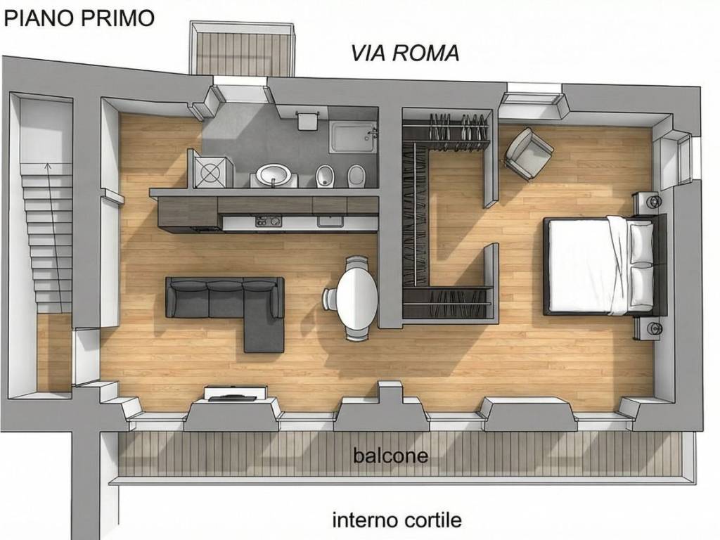 appartamento in vendita a Caluso